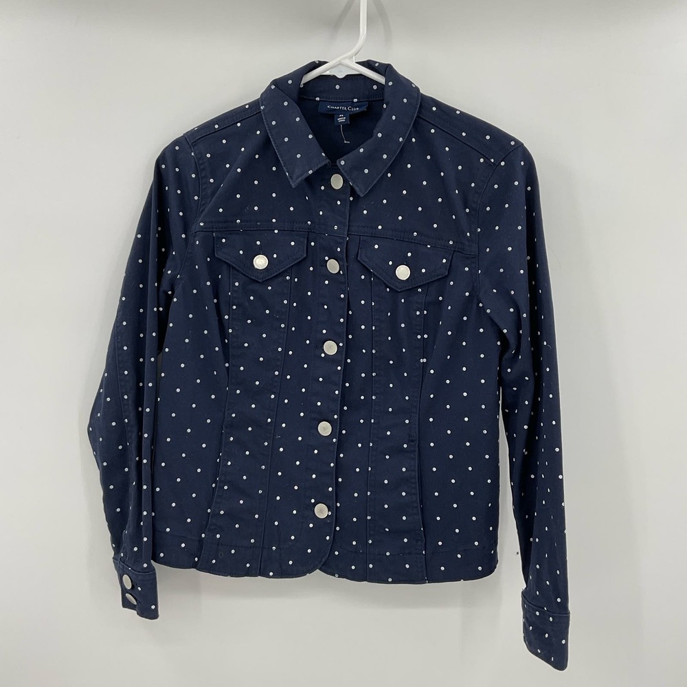 Charter Club Womens Petite‎ Small Long Sleeve Shirt